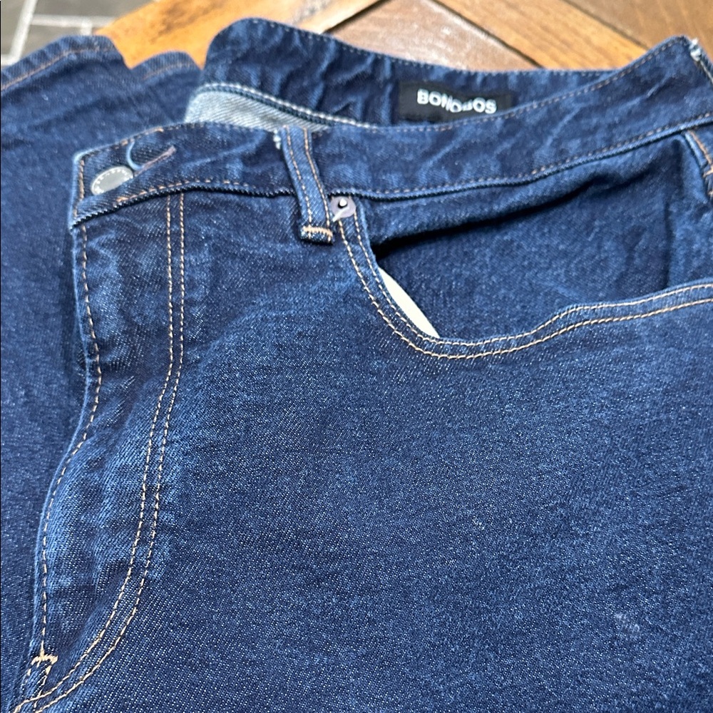 Bonobos Men's Dark Blue Relaxed Jeans